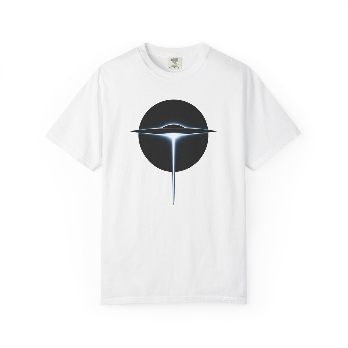 UFO Light Beam Shirt – Flying Saucer UAP Graphic Tee