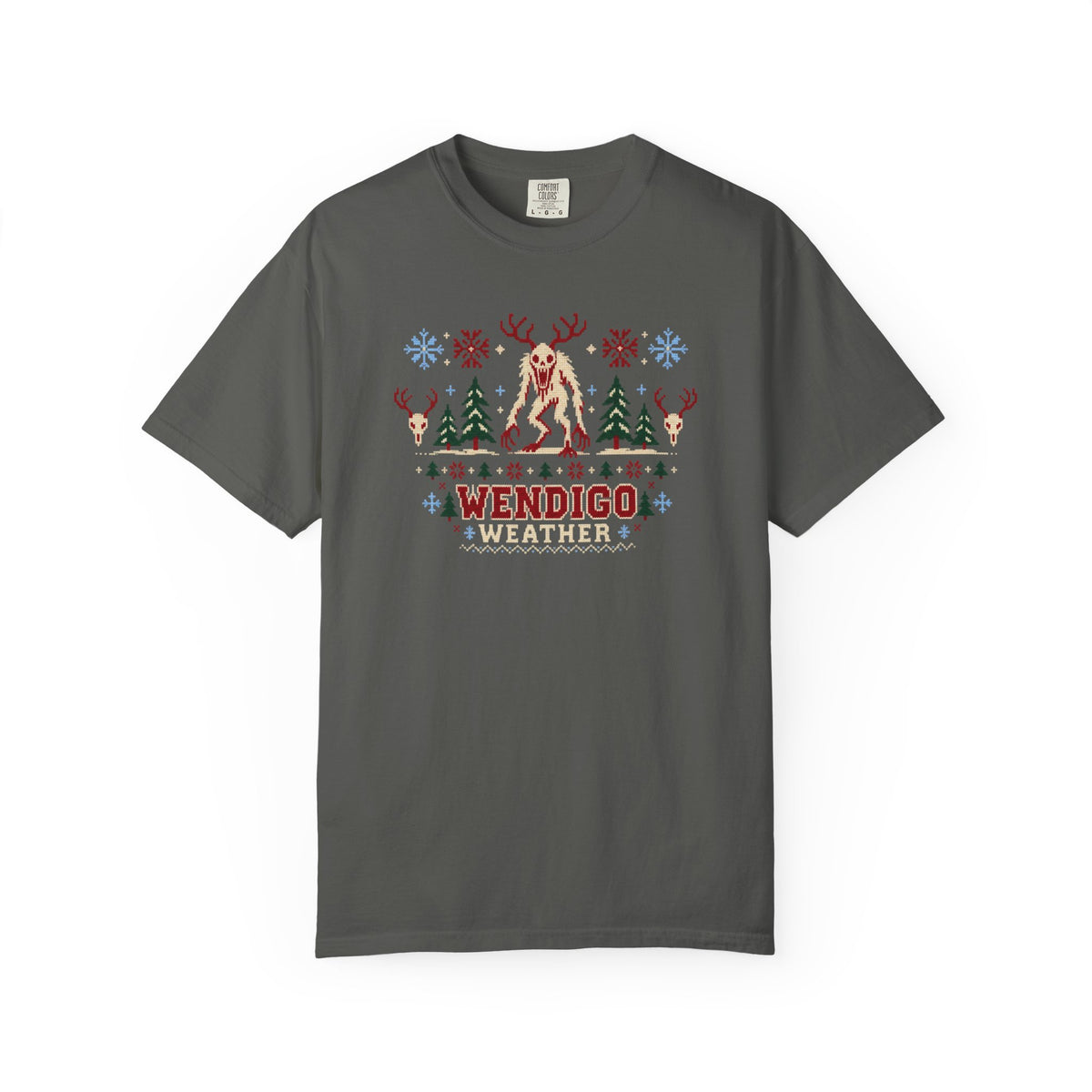 Wendigo Weather Shirt – Ugly Christmas Wendigo Holiday Tee
