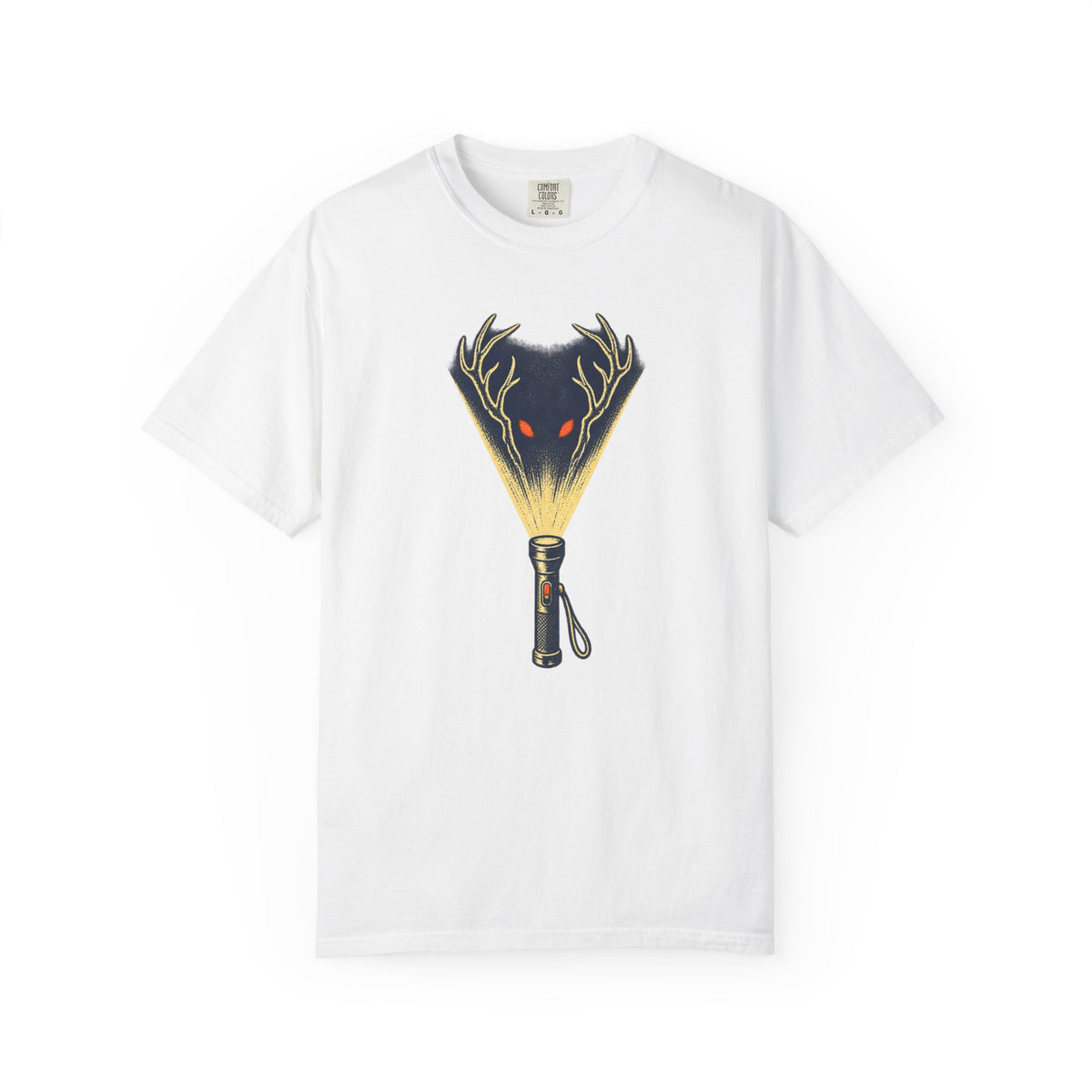 Wendigo Flashlight Shirt – Cryptid Sighting Horror Tee
