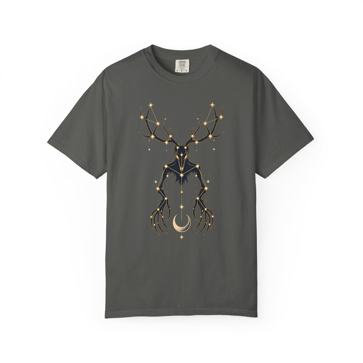 Celestial Wendigo Shirt – Constellation Cryptid Moon Tee