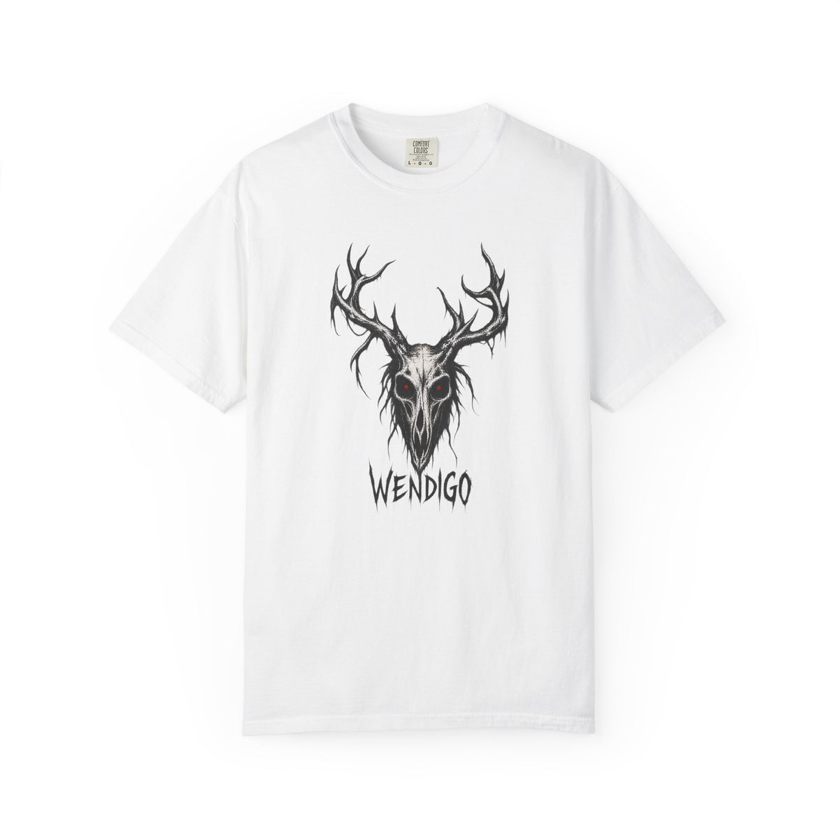 Wendigo Skull Shirt – Dark Cryptid Horror Tee