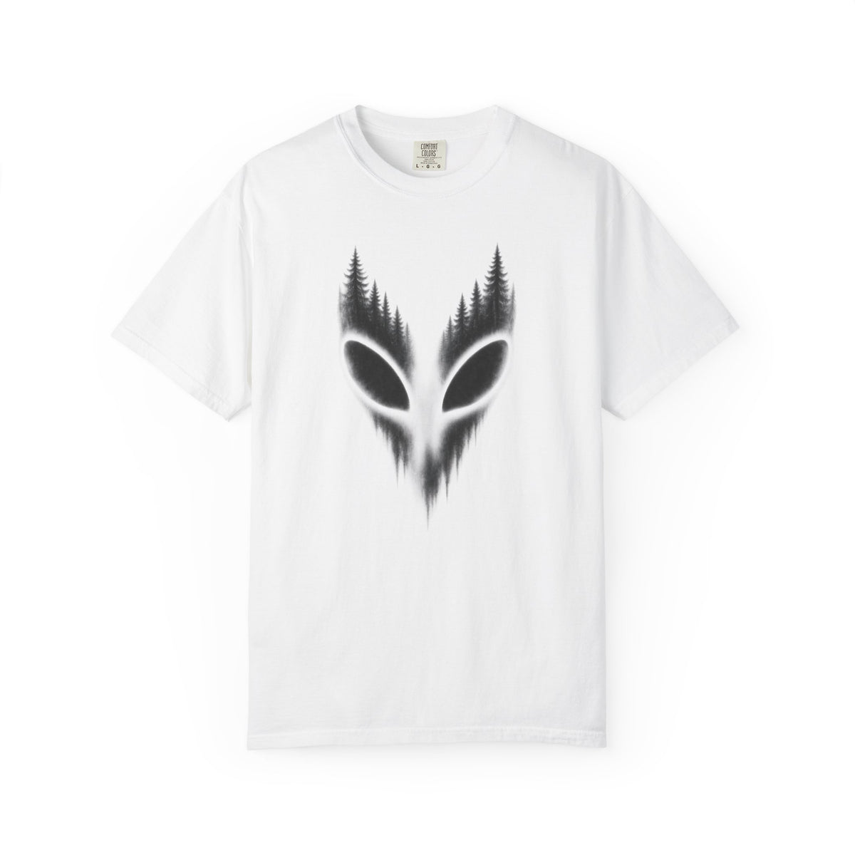 Forest Alien Eyes Shirt – Extraterrestrial Graphic Tee