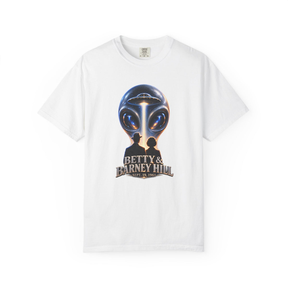Betty & Barney Hill Close Encounter Shirt – Alien Eyes 1961 UFO Tee