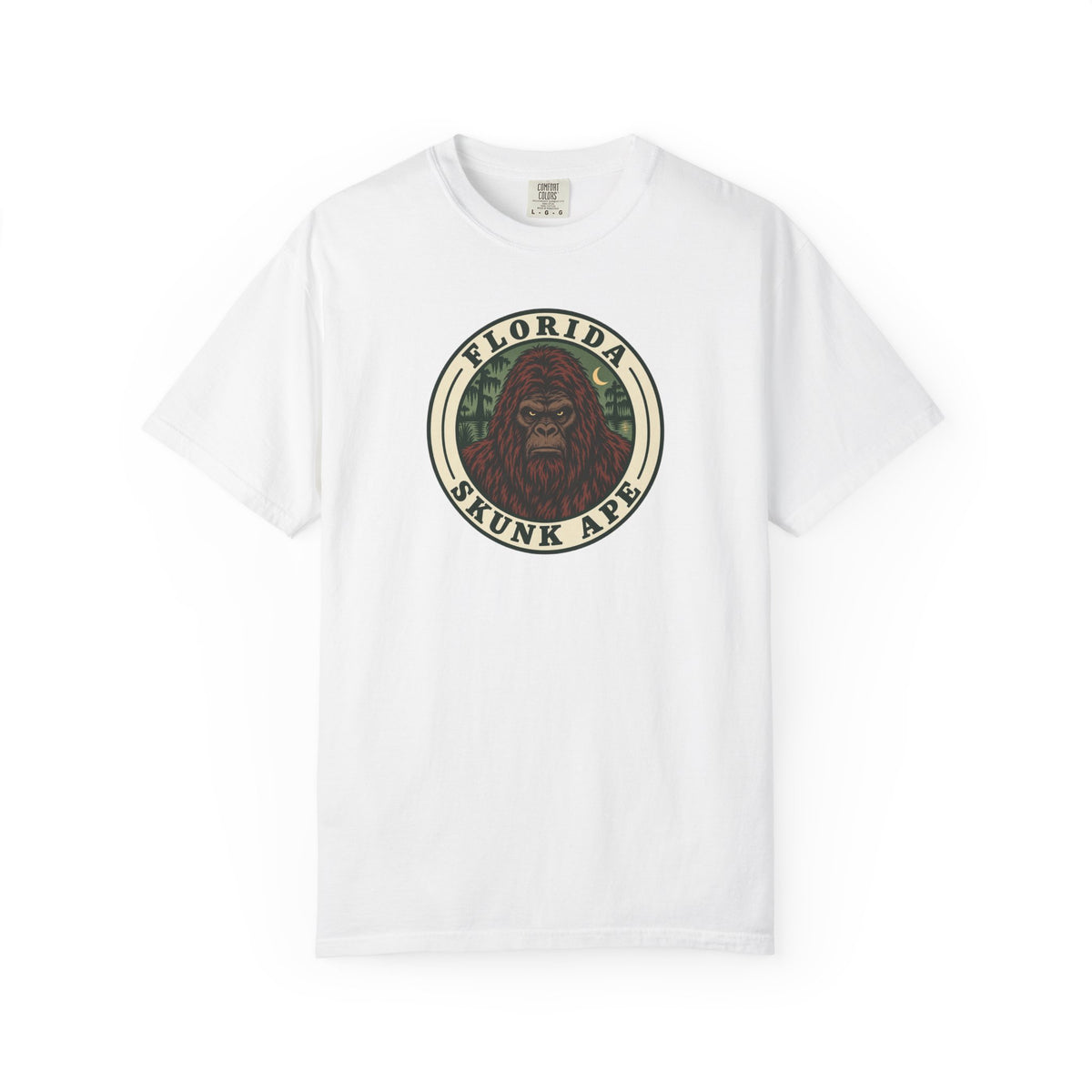 Everglades Skunk Ape Shirt – Florida Cryptid Badge Tee