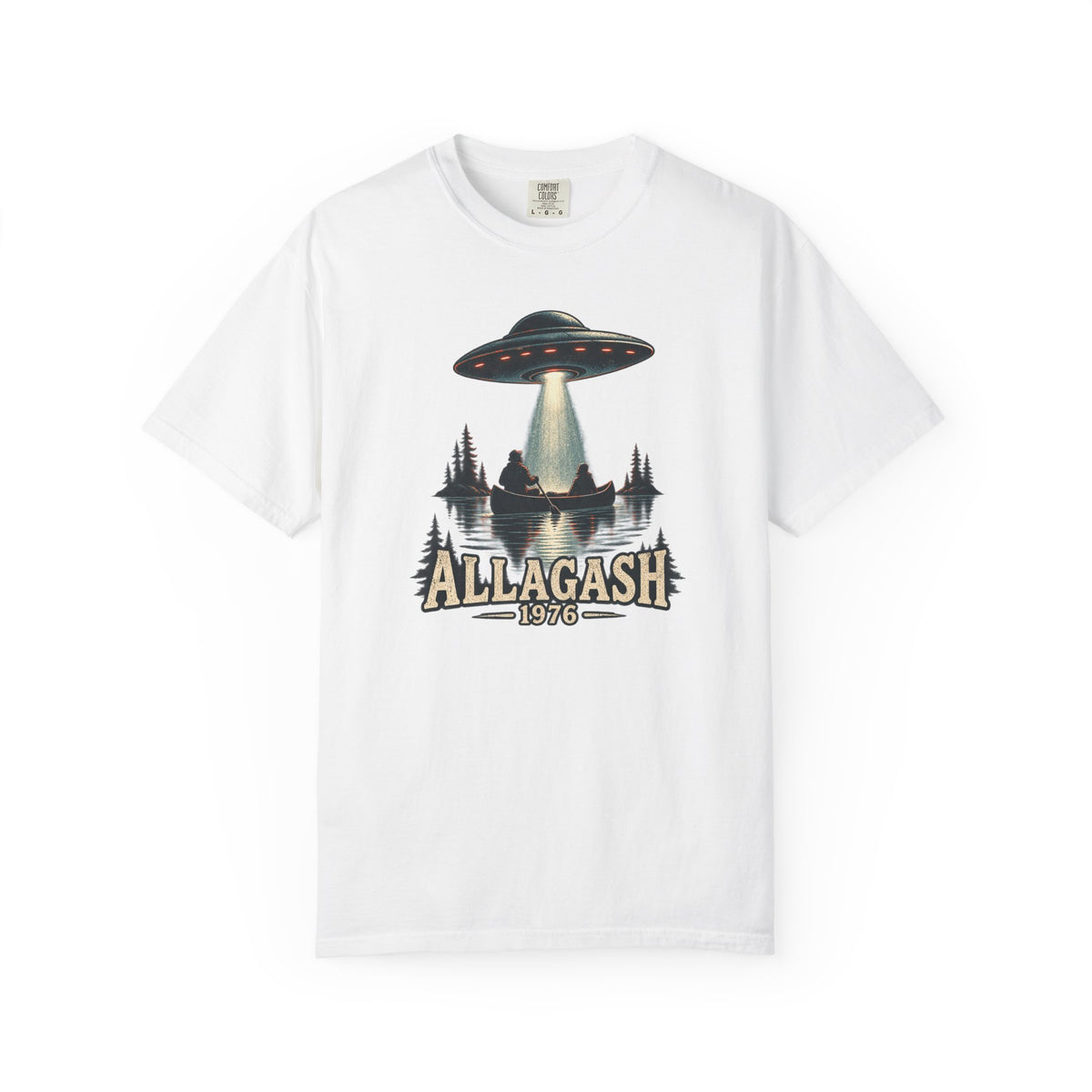 Canoe Under the Lights – Allagash 1976 UFO Shirt