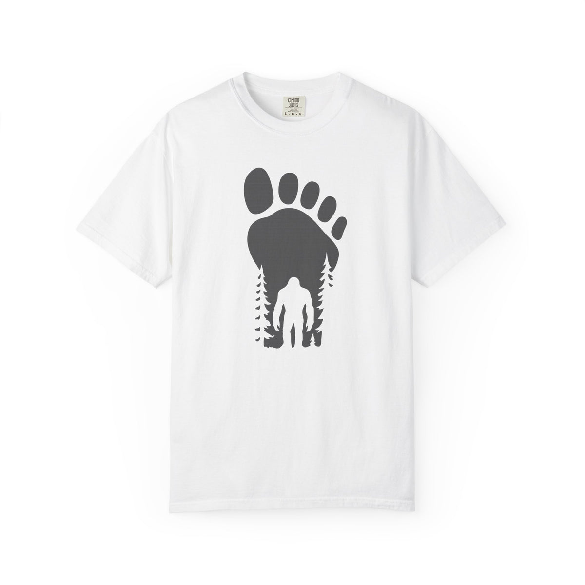Bigfoot Footprint Silhouette T-Shirt