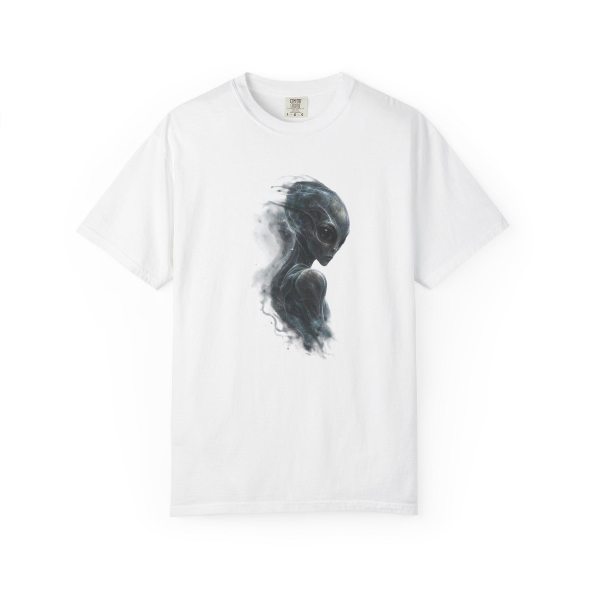 Spectral Alien Shirt – Ghostly Extraterrestrial Graphic Tee