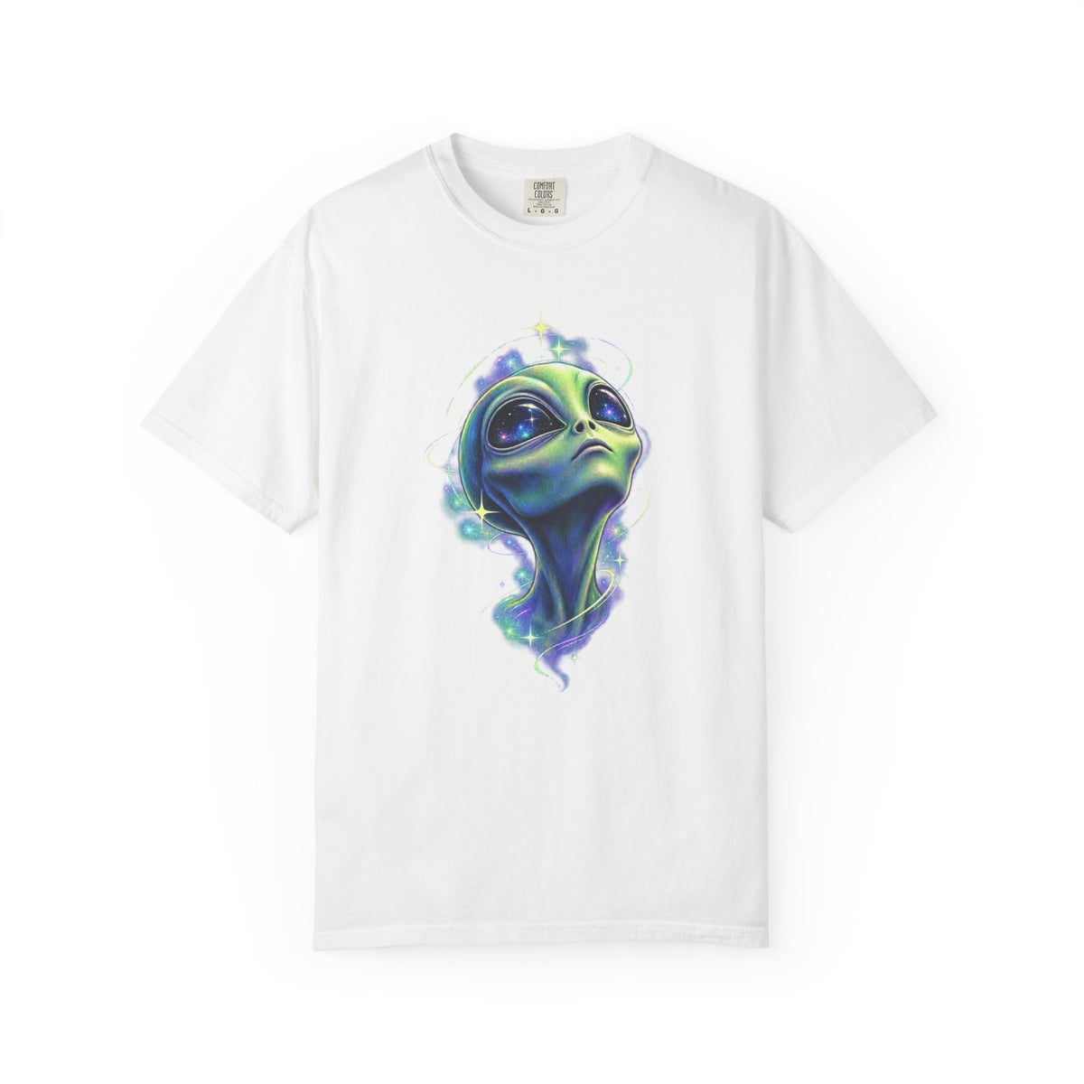 Cosmic Alien Shirt – Galaxy Eyes Extraterrestrial Graphic Tee