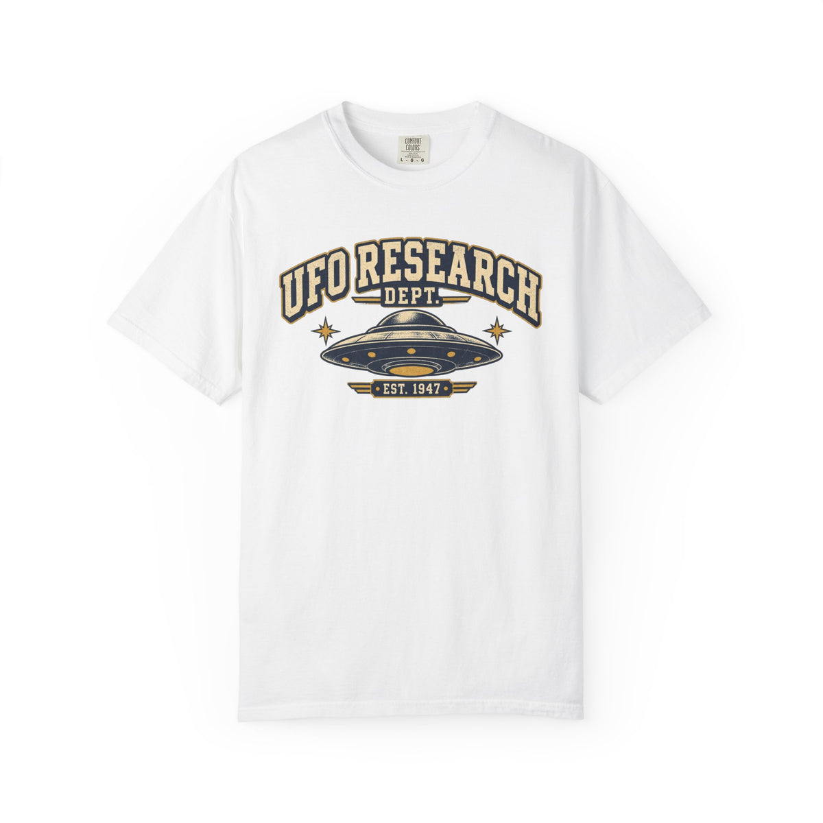 UFO Research Dept Shirt – 1947 Flying Saucer Graphic Tee