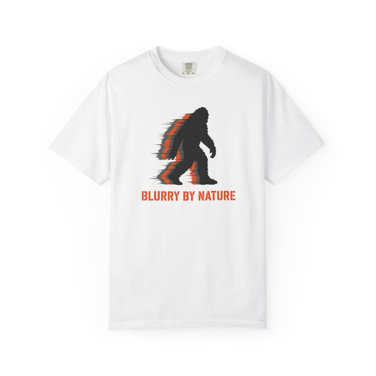 Blurry By Nature Bigfoot Shirt – Funny Sasquatch Graphic Tee