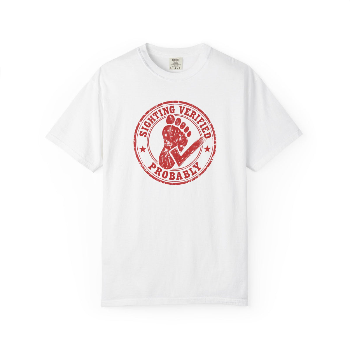 Bigfoot Sighting Verified Shirt – Funny Sasquatch Footprint Tee