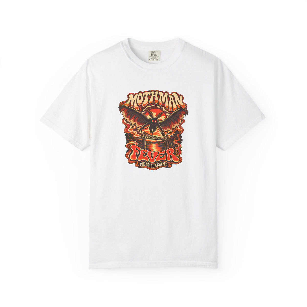Mothman Fever Shirt – Retro Point Pleasant Cryptid Tee