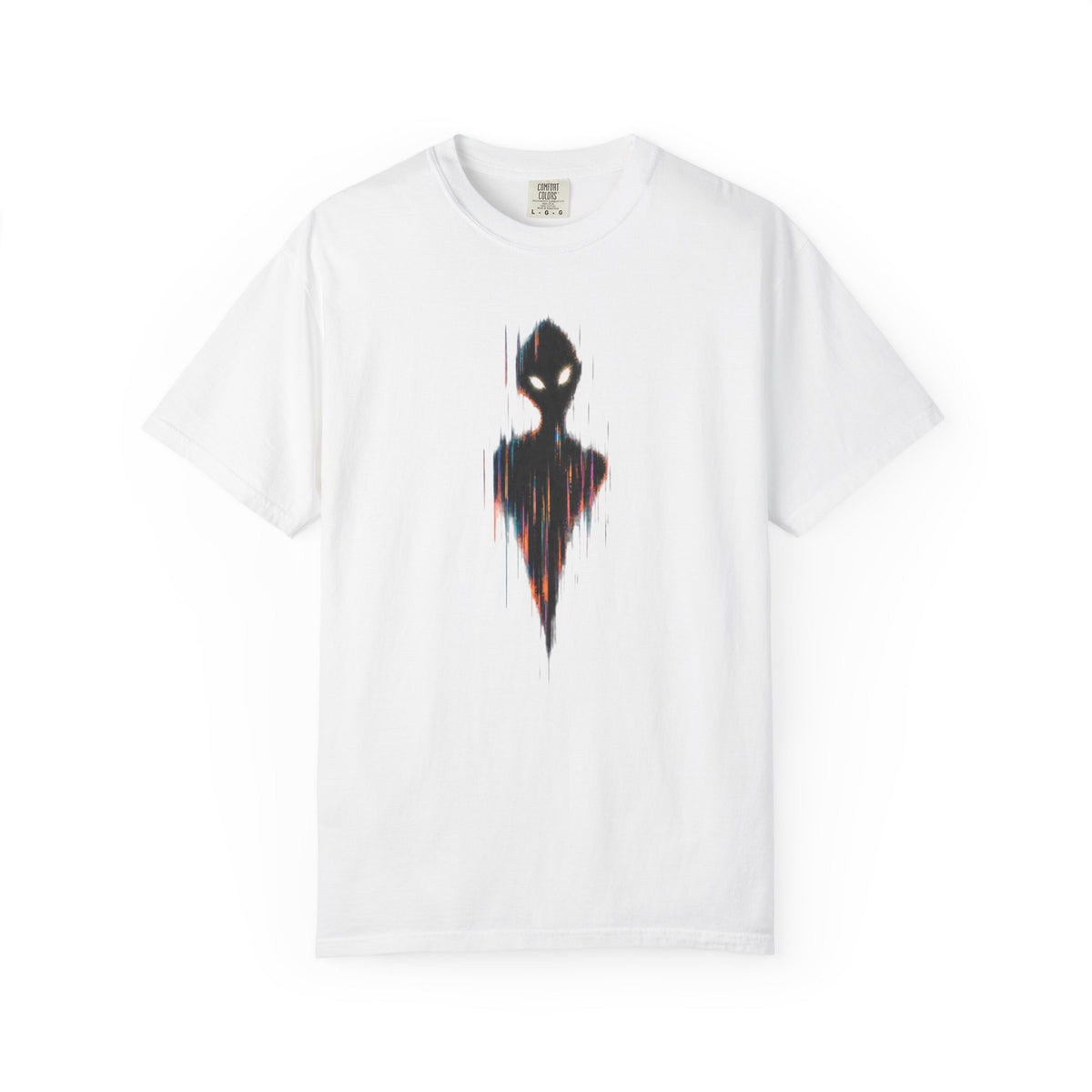 Glitch Alien Shirt – Distorted Extraterrestrial Graphic Tee