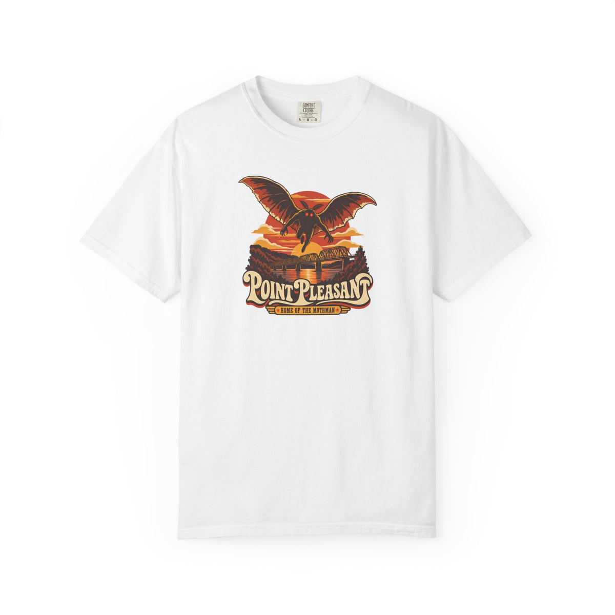 Point Pleasant Mothman Shirt – Home of the Mothman Retro Tee
