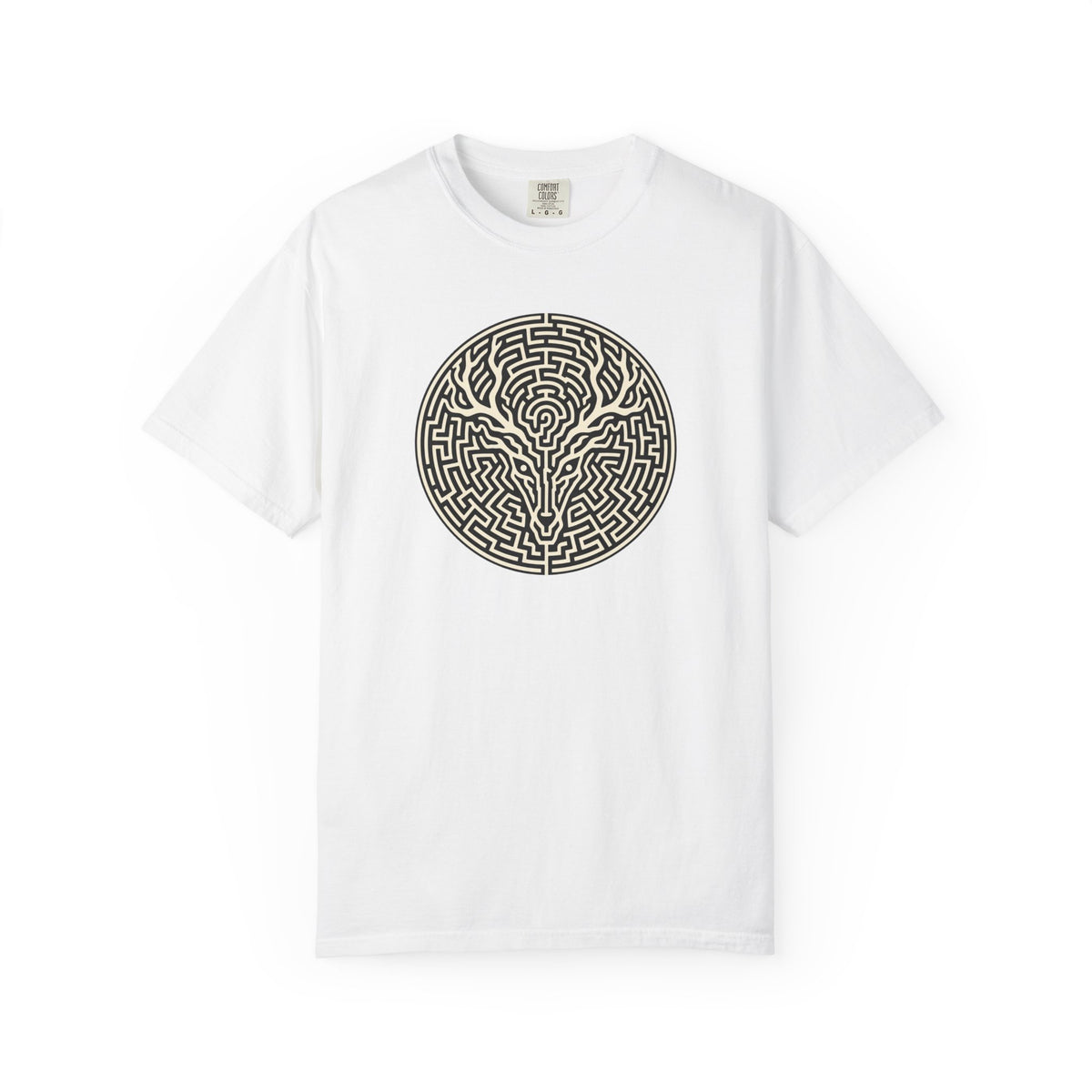 Wendigo Maze Shirt – Labyrinth Cryptid Graphic Tee