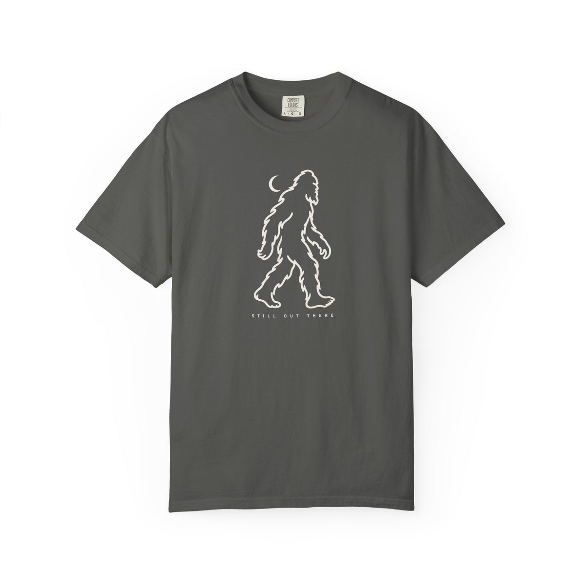 Still Out There Bigfoot Shirt – Minimalist Sasquatch Tee