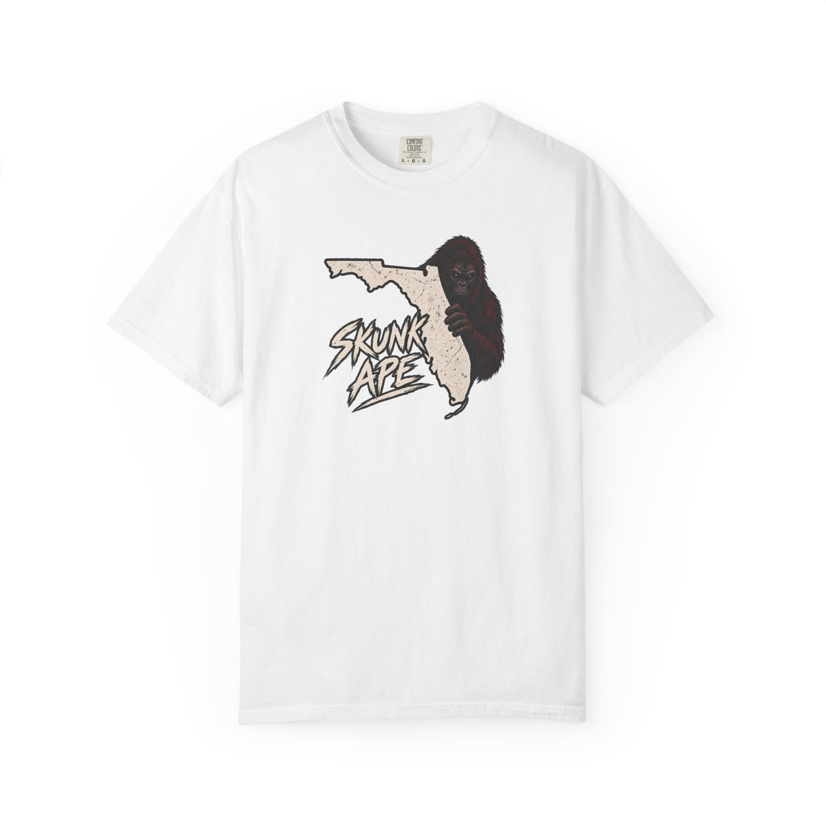Florida Skunk Ape Shirt – Peeking Cryptid State Graphic Tee