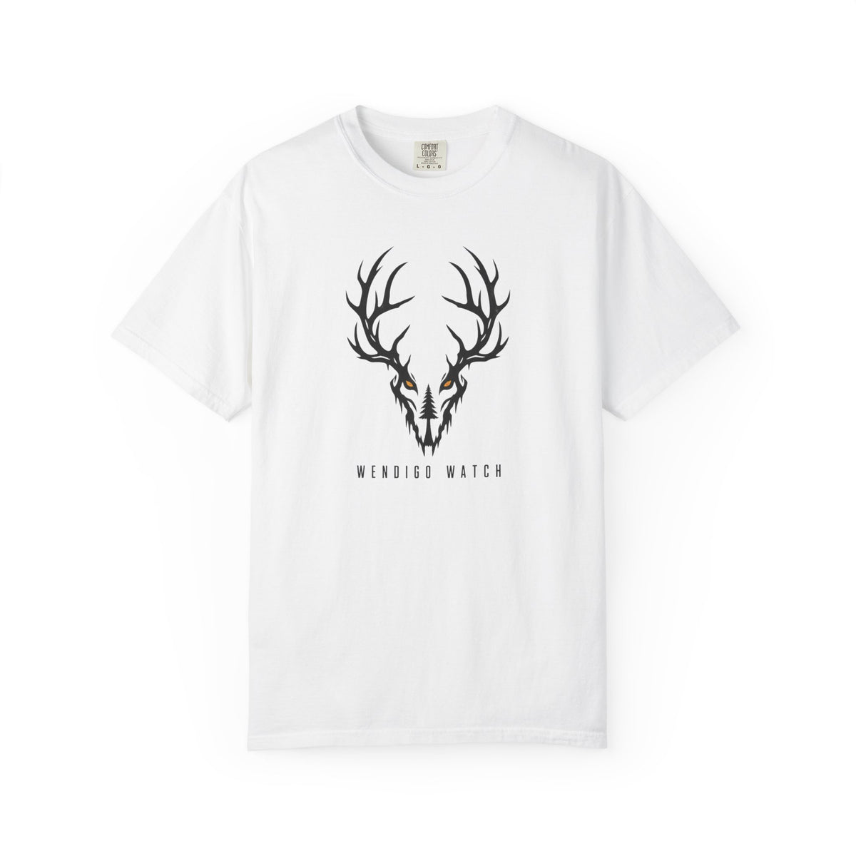 Wendigo Watch Shirt – Minimal Antler Skull Cryptid Tee