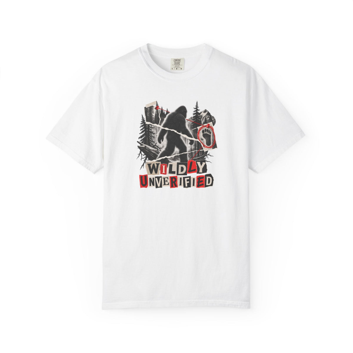 Wildly Unverified Bigfoot Shirt – Sasquatch Evidence Graphic Tee
