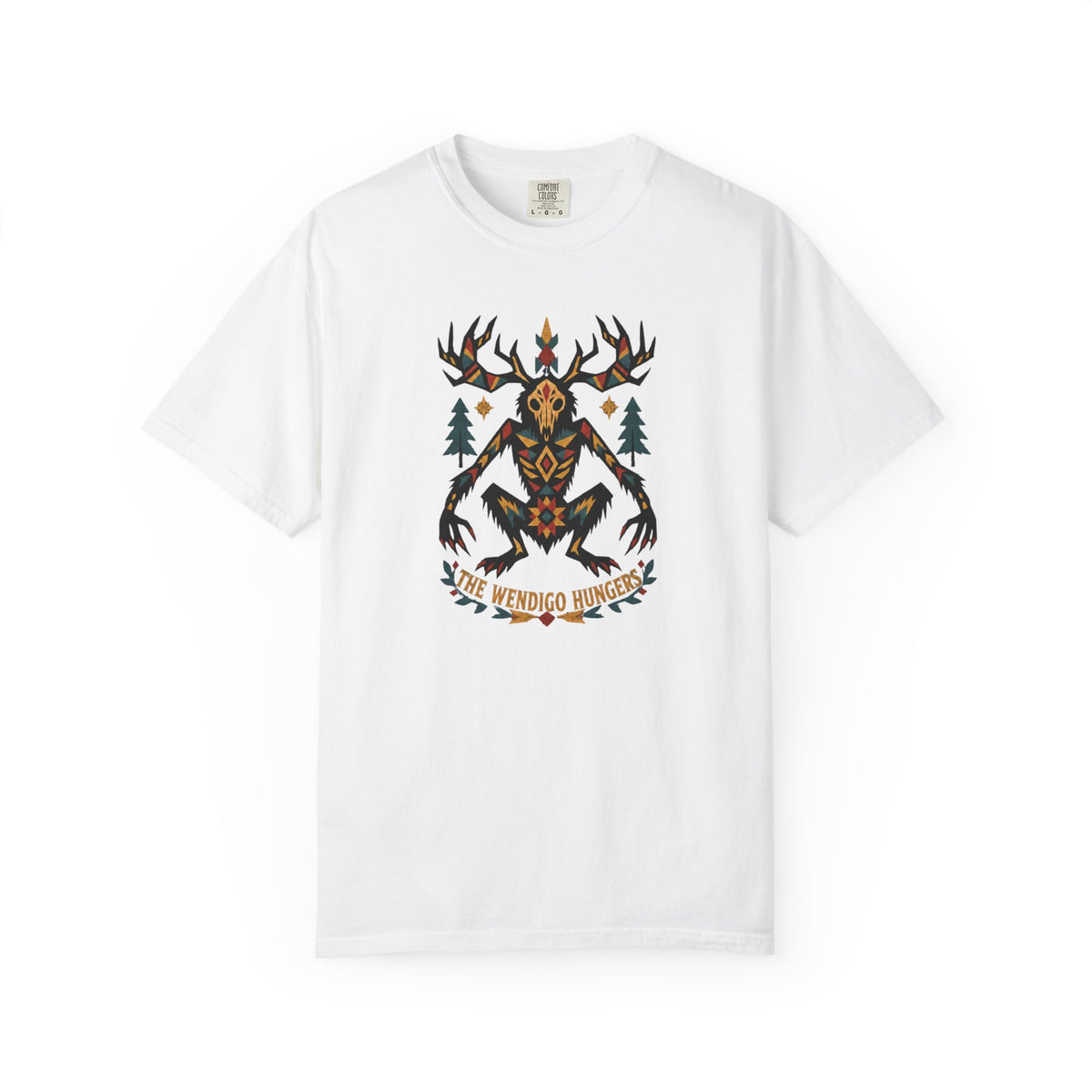 Wendigo Hungers Shirt – Cryptid Hunting Horror Tee