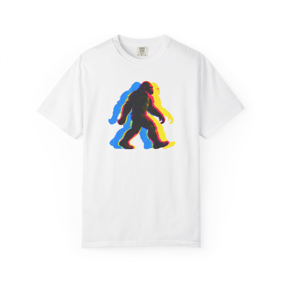 Chromatic Bigfoot Shirt – Colorful Sasquatch Graphic Tee