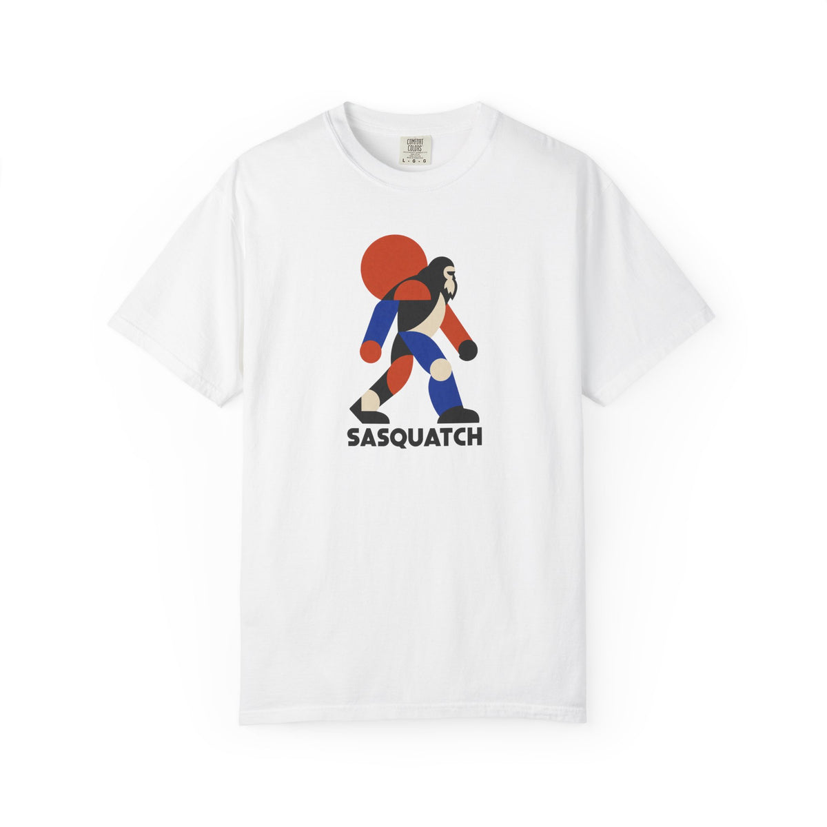 Geometric Sasquatch Shirt – Modern Bigfoot Graphic Tee