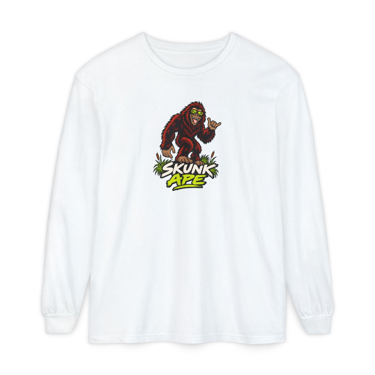 Funny Skunk Ape Shirt – Florida Cryptid Cartoon Tee