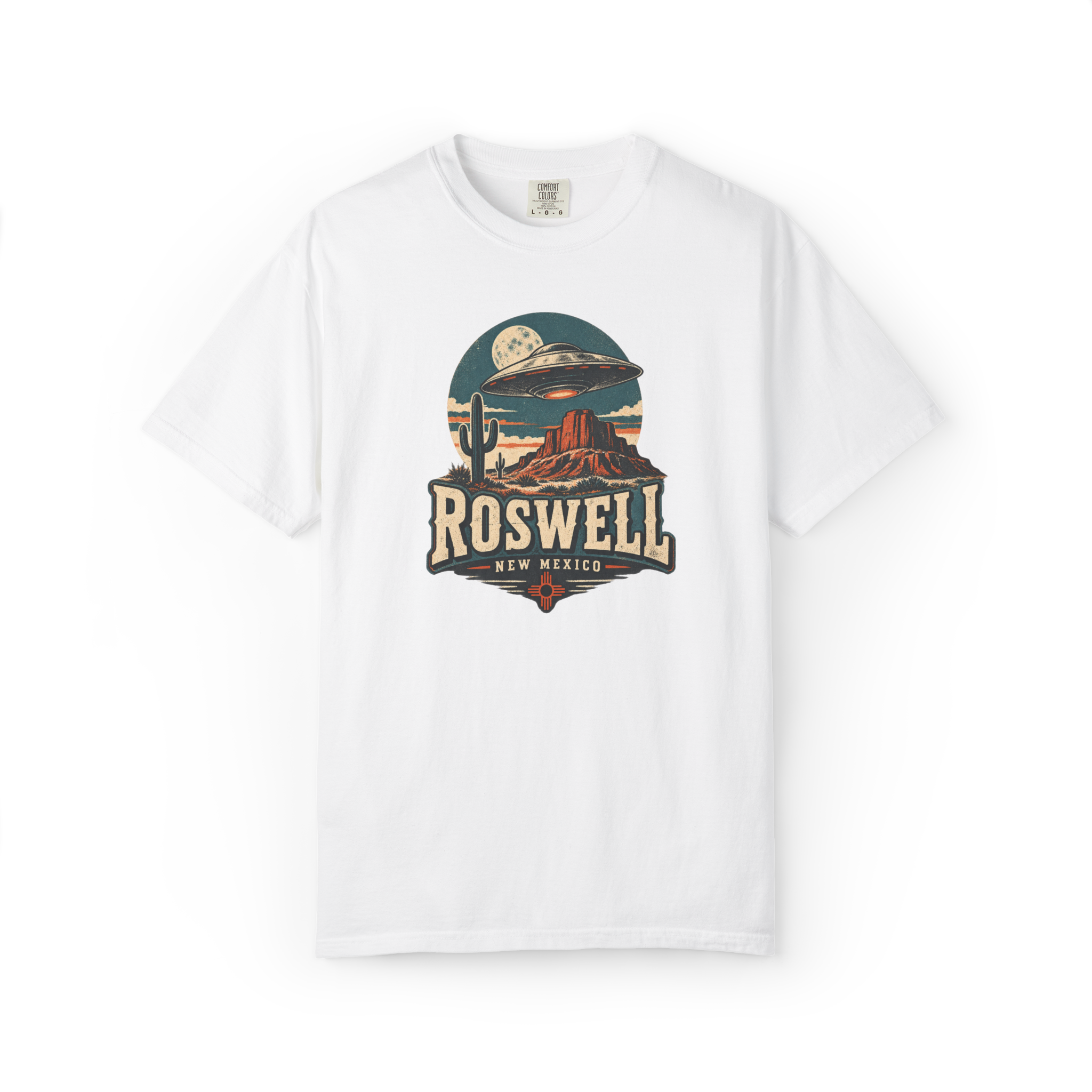 Roswell New Mexico UFO Shirt – Desert Flying Saucer Graphic Tee